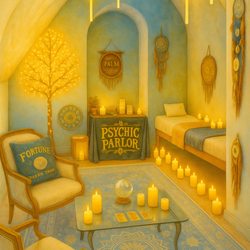 Psychic Room On King - Painting of our inside