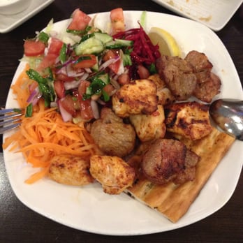 Selale - Mixed shish w/extra salad (no rice), £10.90 - Turkish Near Me - London, XGL Selale - Mixed shish w/extra salad (no rice), £10.90 - Turkish Near Me - London, XGL