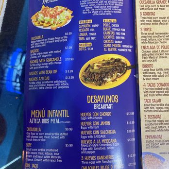 El Huarache Azteca - Mexican Near Me - Dunedin, Florida