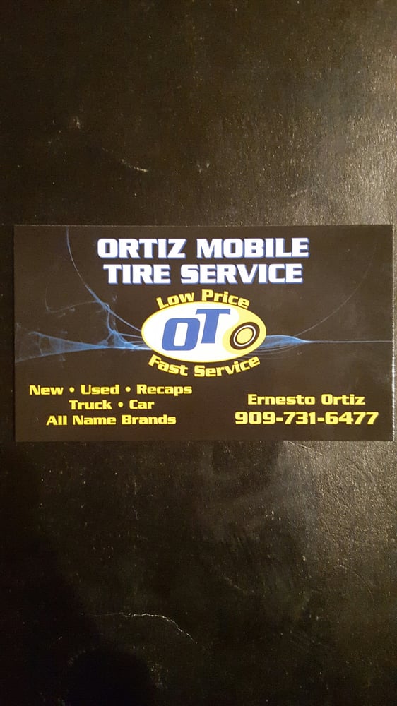 ORTIZ MOBILE TIRE SERVICE Updated October 2024 21 Reviews Fontana, California Tires