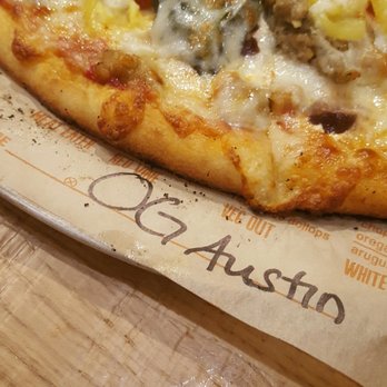 Blaze Pizza - Got the name OG Austin when they found out Ive been to the original Blaze. Love it. Forgot to take the pic before hand. Lol. - Salad Near Me - Boston, Massachusetts Blaze Pizza - Got the name OG Austin when they found out Ive been to the original Blaze. Love it. Forgot to take the pic before hand. Lol. - Salad Near Me - Boston, Massachusetts