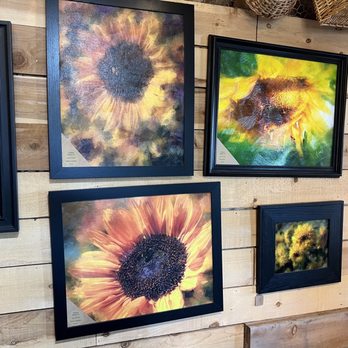 Sunflower Farm Stand - Flower paintings - Honey Near Me - Sanger, California