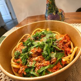 Pasta with sausage and sun-dried tomatoes. Pasta with sausage and sun-dried tomatoes.