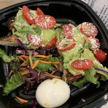 Bachour - The portion was so big, I took some home.  Avocado Tartine - Bakeries Near Me - Coral Gables, Florida