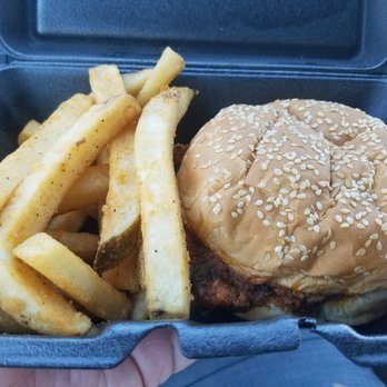 Brenda's Bar B Q Pit - Chopped pork sandwich and fries including tax just under $8 - Barbeque Near Me - Montgomery, Alabama