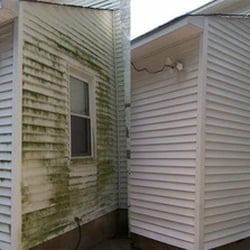 Team Green CT - Vinyl siding before and after