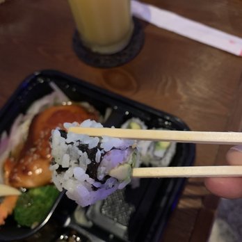 Samurai Fusion Sushi - Salmon and chicken bento box. - Japanese Near Me - Brooklyn, New York Samurai Fusion Sushi - Salmon and chicken bento box. - Japanese Near Me - Brooklyn, New York