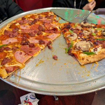 PJ's Pizza - Half Meat and Half Combo - Pizza Near Me - San Mateo, California PJ's Pizza - Half Meat and Half Combo - Pizza Near Me - San Mateo, California