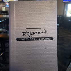 P Gibson's - Appetizer & Drink menu (9/24/2024)