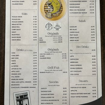 Fishcotheque - Menu - Fish & Chips Near Me - London, XGL Fishcotheque - Menu - Fish & Chips Near Me - London, XGL