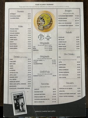 Menu photo 3 Fishcotheque London, XGL Menu photo 3 Fishcotheque London, XGL