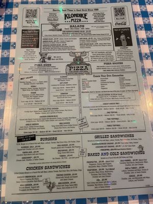 Menu photo 1 Klondike Pizza Arroyo Grande, CA Menu photo 1 Klondike Pizza Arroyo Grande, CA