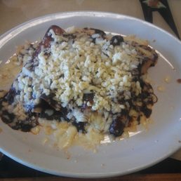 Beef Mole Enchiladas