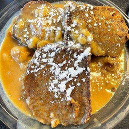 Bananas Foster French Toast. It's banana bread turned into french toast. And it's pretty fantastic. Bananas Foster French Toast. It's banana bread turned into french toast. And it's pretty fantastic.