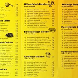 Le Wok - Speisekarte 2019 hinten