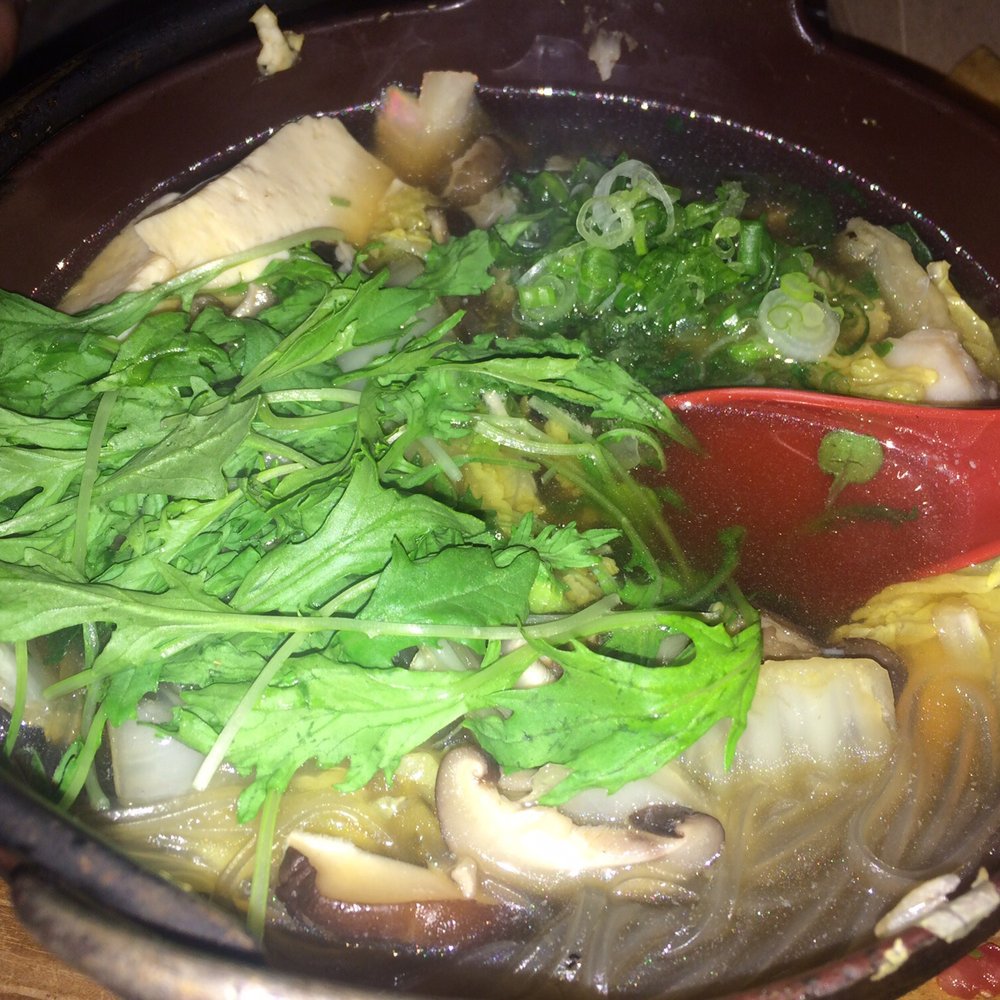 Swan's Market - Que nabe: hot pot fish fillet, tofu, mushrooms, veggies, with clear noodles soup from b- dama - Grocery Near Me - Oakland, California Swan's Market - Que nabe: hot pot fish fillet, tofu, mushrooms, veggies, with clear noodles soup from b- dama - Grocery Near Me - Oakland, California