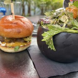 The Bear Bierhaus - Maq Burger with Salad