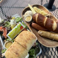 Old German Deli - Sausage Platter. Yummy!