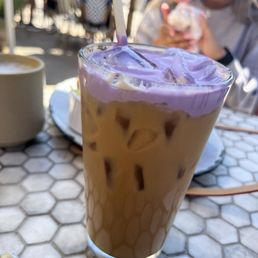Coconut Ube latte Coconut Ube latte