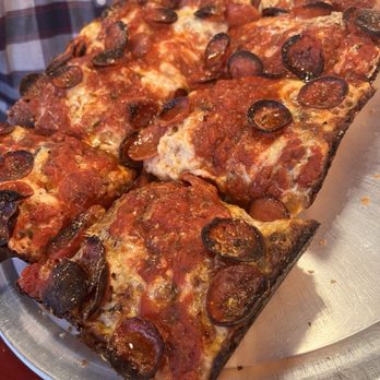 Dough Counter - Detroit style with pepperoni - Pizza Near Me - Denver, Colorado