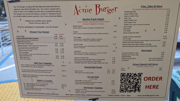 Menu photo 3 Acme Burger - Petaluma West Petaluma, CA Menu photo 3 Acme Burger - Petaluma West Petaluma, CA