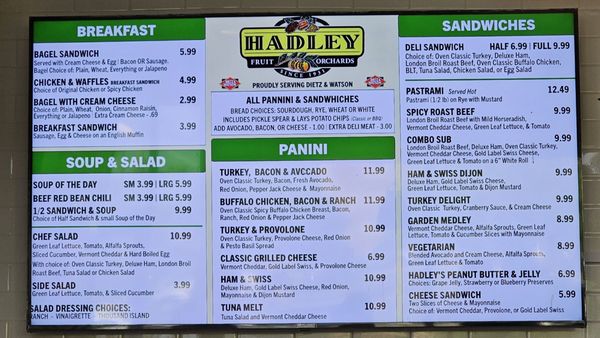 Menu photo 6 Hadley Fruit Orchards Cabazon, CA