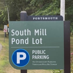 Dog Park South Mill Pond - Sign on Junkins Ave