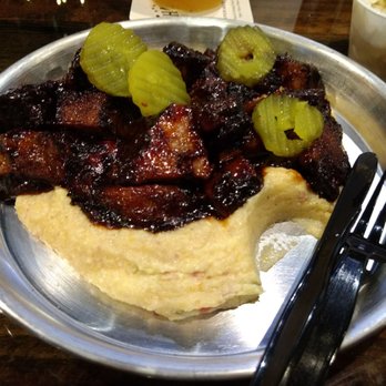 Edley's Bar-B-Que - Burnt Ends with Grits Casserole - Barbeque Near Me - Chattanooga, Tennessee Edley's Bar-B-Que - Burnt Ends with Grits Casserole - Barbeque Near Me - Chattanooga, Tennessee