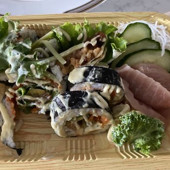 Bamboo Chopsticks - The mess of my take out order- Cooked roll mashed in with raw tuna!! This is so against health and safety standards - Vietnamese Near Me - West Kelowna, British Columbia Bamboo Chopsticks - The mess of my take out order- Cooked roll mashed in with raw tuna!! This is so against health and safety standards - Vietnamese Near Me - West Kelowna, British Columbia