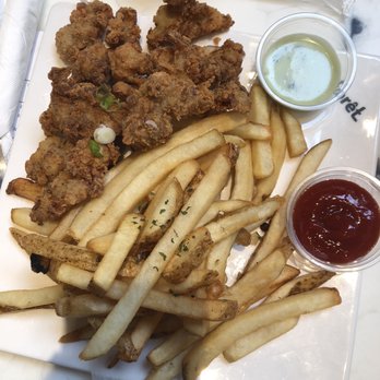 La Forêt - fried chicken bites and fries, wasabi aioli - Coffee & Tea Near Me - Burnaby, British Columbia La Forêt - fried chicken bites and fries, wasabi aioli - Coffee & Tea Near Me - Burnaby, British Columbia