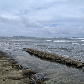 Maha'ulepu Beach - Very rocky beach. Not good for swimming or boogie boarding - Beaches Near Me - Koloa, Hawaii