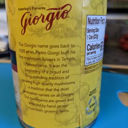 Giorgio Fresh - Giorgio Fresh canned mushrooms