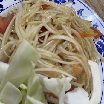 Laos Thai Foods - 8. Papaya Salad Lao Style - Laotian Near Me - Arlington, Texas Laos Thai Foods - 8. Papaya Salad Lao Style - Laotian Near Me - Arlington, Texas