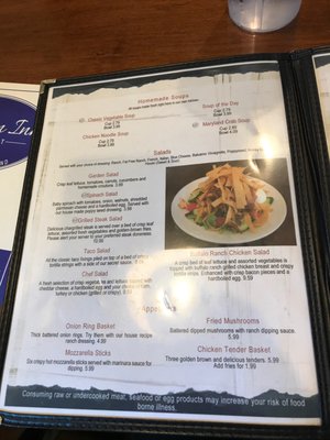 Menu photo 7 The Casselman Restaurant Grantsville, MD