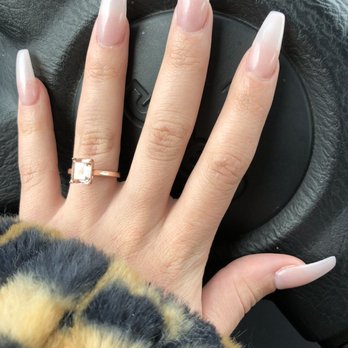 OPl Nails & Spa - Full set with nude and glitter polish - Nail Salons Near Me - Lakewood, Colorado OPl Nails & Spa - Full set with nude and glitter polish - Nail Salons Near Me - Lakewood, Colorado