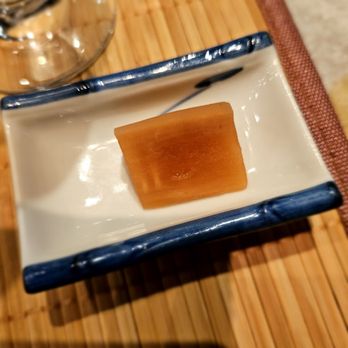 Oko Omakase - Course 5. Tilefish & Shiso, kimchi aioli, kkadugi. Said kkadugi - Sushi Bars Near Me - Brooklyn, New York Oko Omakase - Course 5. Tilefish & Shiso, kimchi aioli, kkadugi. Said kkadugi - Sushi Bars Near Me - Brooklyn, New York