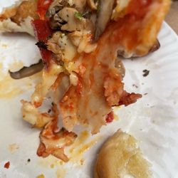 Pasquale's - Undercooked pizza dough