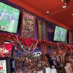 The Rendezvous Tavern - On football Sundays you'll find the Saints game on... of course!