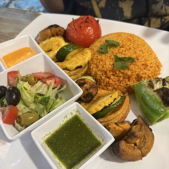 Majlis Restaurant - Vegi Kabob with bulgar - Persian/Iranian Near Me - Pittsburg, California