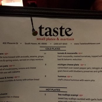 Taste - Tapas/Small Plates Near Me - South Haven, Michigan Taste - Tapas/Small Plates Near Me - South Haven, Michigan