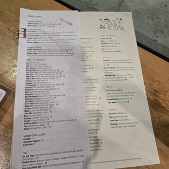 Kuma Sushi + Sake - Menu as of 12/2024 - Sushi Bars Near Me - San Francisco, California