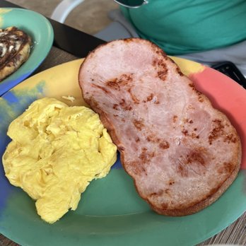 Jan's Place - Scrambled eggs and ham steak. - Breakfast & Brunch Near Me - Jensen Beach, Florida Jan's Place - Scrambled eggs and ham steak. - Breakfast & Brunch Near Me - Jensen Beach, Florida