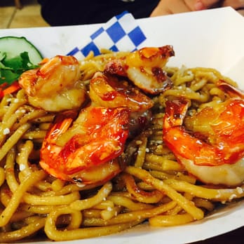 Blue Saigon - Garlic noodles with glazed shrimp - Asian Fusion Near Me - Pittsburg, California Blue Saigon - Garlic noodles with glazed shrimp - Asian Fusion Near Me - Pittsburg, California