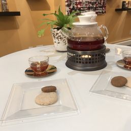 Amazing tea and scrumptious tea cookies. Amazing tea and scrumptious tea cookies.
