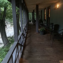 The Riverside Lodge at Chimney Rock - Another area to relax and enjoy the river.