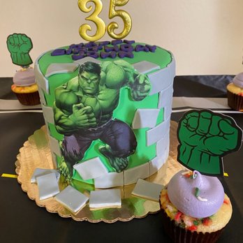 Sweet Tweets Bakeshop - hulk cake and cupcakes - Desserts Near Me
