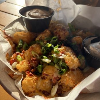 Tavern 265 - Tater tots with cheese and bacon - Sports Bars Near Me - Westerly, Rhode Island Tavern 265 - Tater tots with cheese and bacon - Sports Bars Near Me - Westerly, Rhode Island