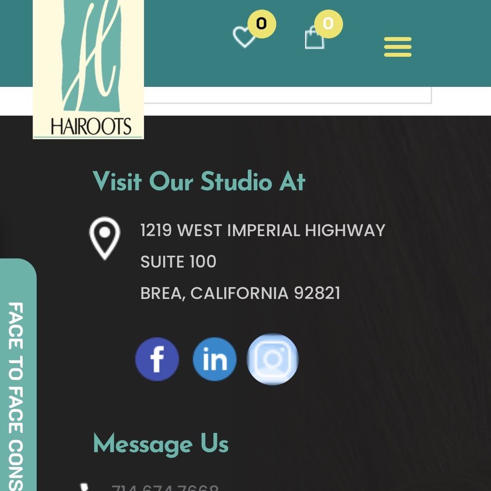 Information to her studio Information to her studio