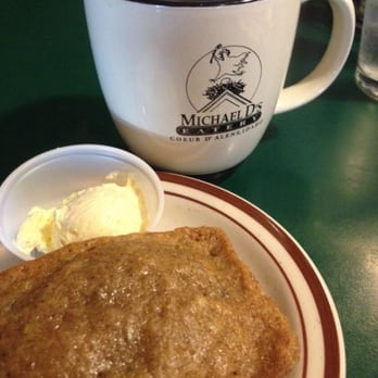 Michael D's Eatery - Zucchini bread and black coffee - American Near Me - Coeur d'Alene, Idaho