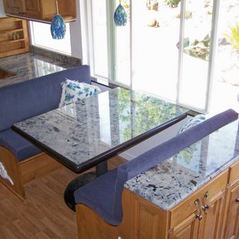 American Stone Edge - Quartzite / Granite dinning table with decorative furniture surrounds. - General Contractors Near Me - Carmichael, California